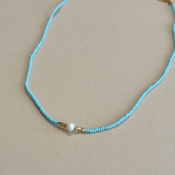 Boho beaded necklace N1335 - Picture 3 of 4